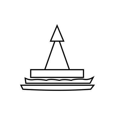 tumpeng simgesi illüstrasyon unsuru tasarımı