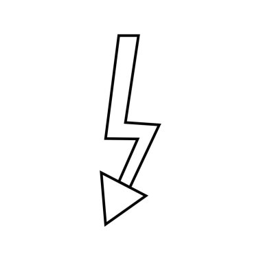 risk simgesi illüstrasyon elementi tasarımı