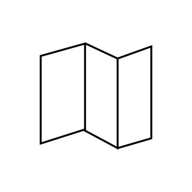 kağıt illüstrasyon ögesi tasarımını katlar