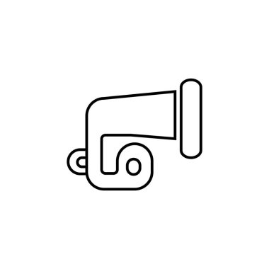 boynuz simgesi illüstrasyon element tasarımı