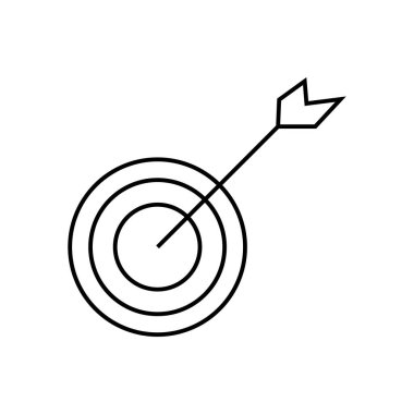 hedef simge illüstrasyon ögesi tasarımı