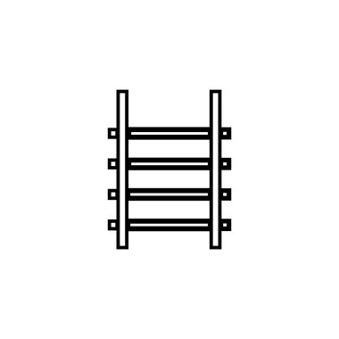 Demiryolu simgesi illüstrasyon unsuru tasarımı