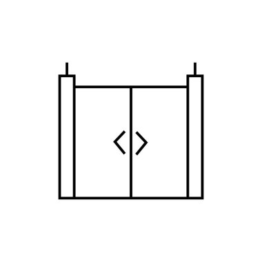 giriş kapısı resmetme ögesi tasarımı