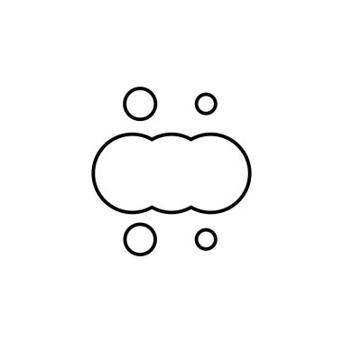 köpük simgesi illüstrasyon ögesi tasarımı
