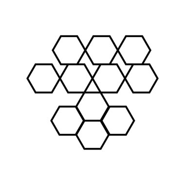 Arı kovanı simgesi tasarımı