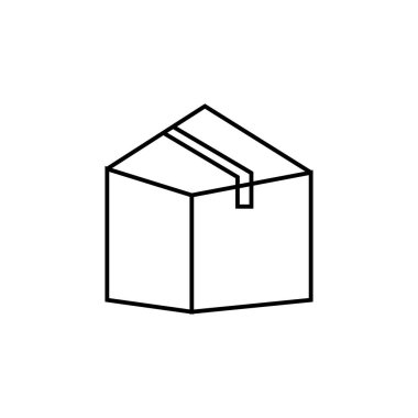 paket simgesi illüstrasyon ögesi tasarımı