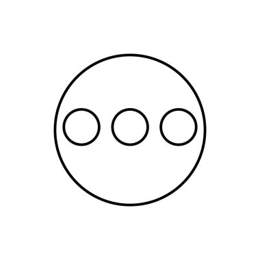 nokta simgesi illüstrasyon ögesi tasarımı