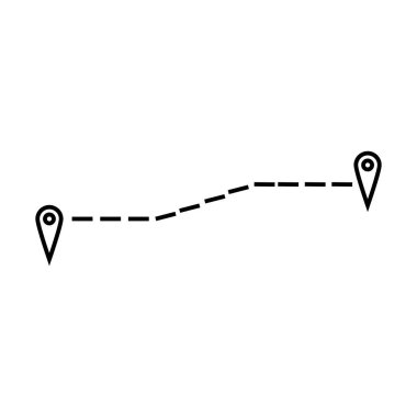 güzergah simgesi çizimi