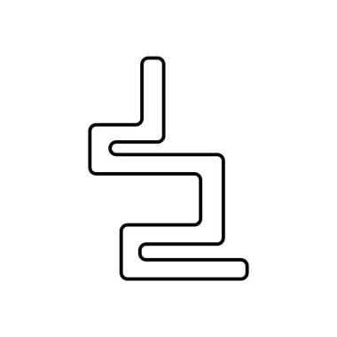 bağırsak simgesi illüstrasyon unsuru tasarımı