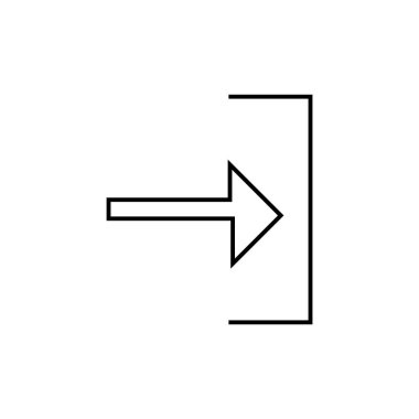 giriş simgesi illüstrasyon unsuru tasarımı