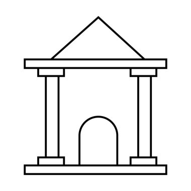 Hall simgesi çizimi ögesi tasarımı