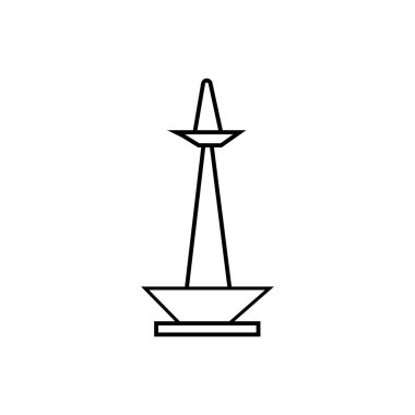 monas simge illüstrasyon ögesi tasarımı