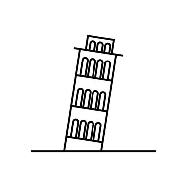 pisa simge tasarımı kulesi