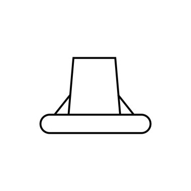 İtfaiyeci şapkası simge tasarımı