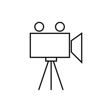 film projeksiyon simgesi illüstrasyon element tasarımı