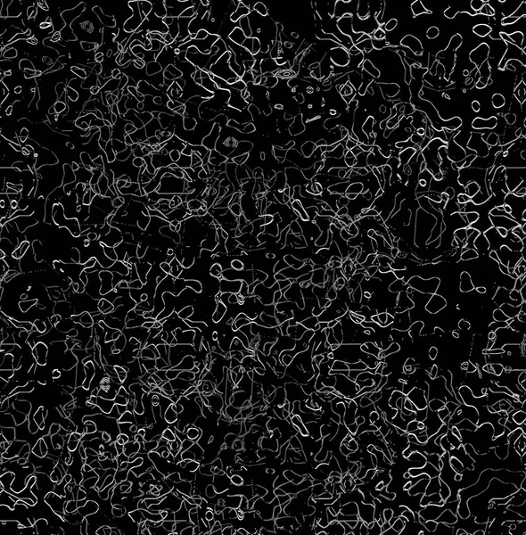 Lignes Blanches Abstraites Sur Fond Noir — Photo