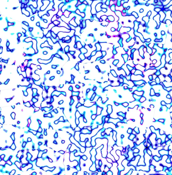 Синій Лінійний Психоделічний Візерунок Текстури — стокове фото