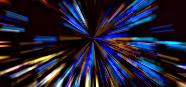 Blue Red Orange Blur Zoom Centre — Stock Photo, Image