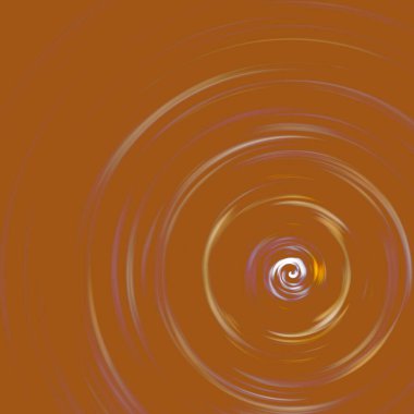 Sakin su dairesel havuzu renkli dalgalar