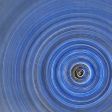 Sakin su dairesel havuzu renkli dalgalar