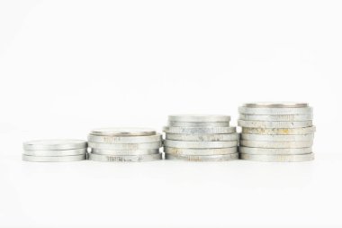 Madeni Paralar Yığılıyor Büyümenin Görsel Temsili