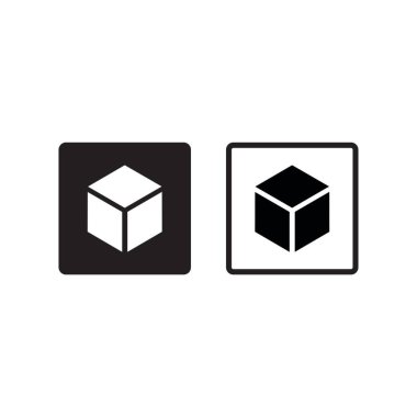box icon , cube icon vector