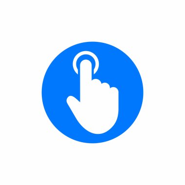 press icon , touch icon vector