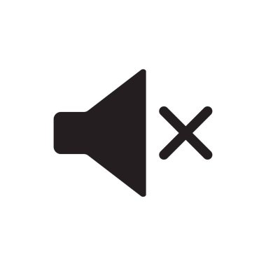 silent icon , mute volume icon vector