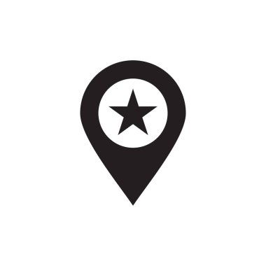 pin icon , map icon vector