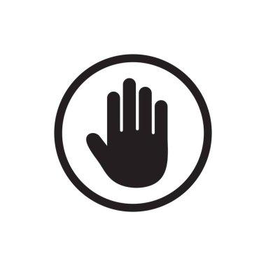 palm icon , hand icon vector