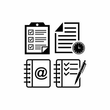 iş yönetimi simgesi, iş analiz simgesi