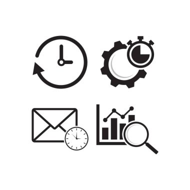 iş yönetimi simgesi, iş analiz simgesi