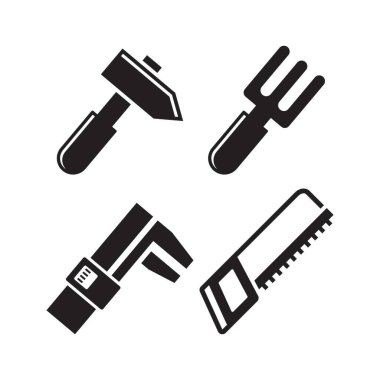 metal working icon , engineering industry icon