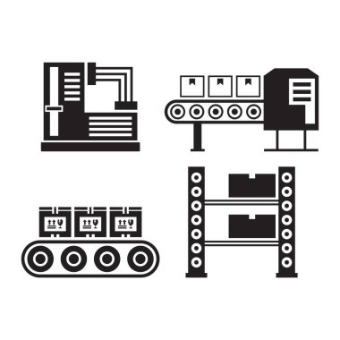 Metal çalışma simgesi, mühendislik sektörü simgesi