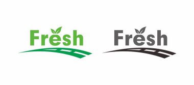 Taze meyve logosu, soyut doğa logosu