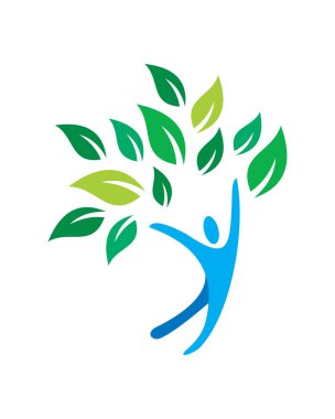 Sağlık logosu, tedavi logosu vektörü