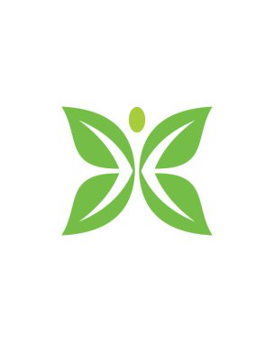 Kelebek yaprağı logosu, çevre logosu taşıyıcısı