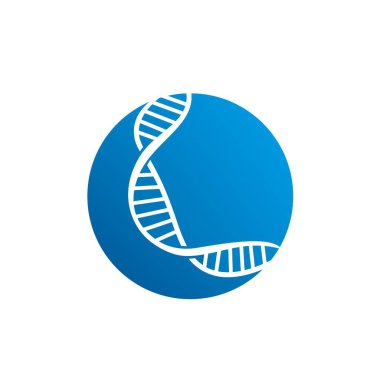 DNA akçaağaç logosu, DNA logo vektörü, biyoloji logo vektörü