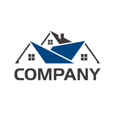 Emlak logosu, mimari logo vektörü, inşaat logosu vektörü