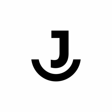j logosu, j ilk logosu, j harfi logo vektörü