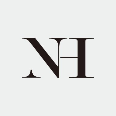 nh logo, ilk logo vektörü