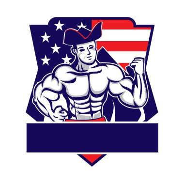 Patriot fitness logosu, fitness logosu
