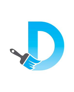 Soyut d logosu, d ilk logo