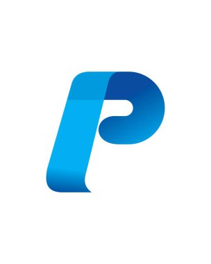 soyut p logosu, ilk logo