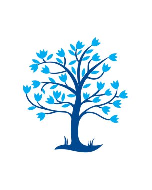 Ağaç yaşam logosu, doğal logo