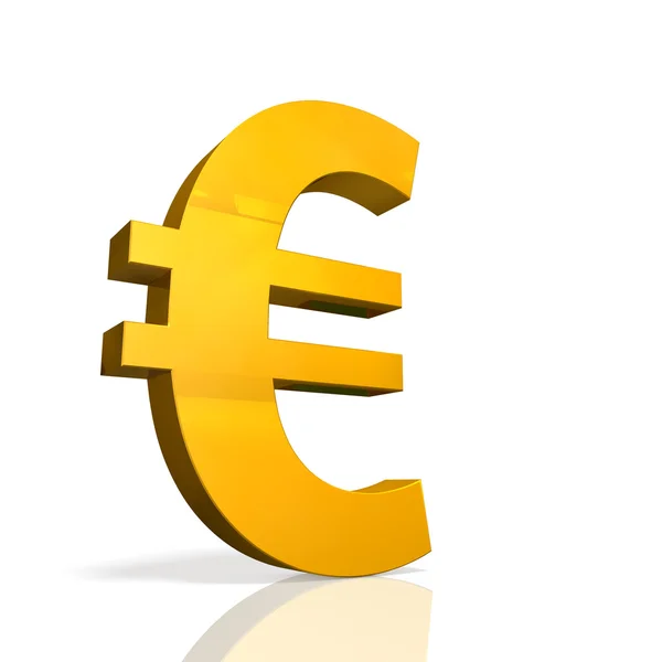 Икона валютного символа Евро . — стоковое фото