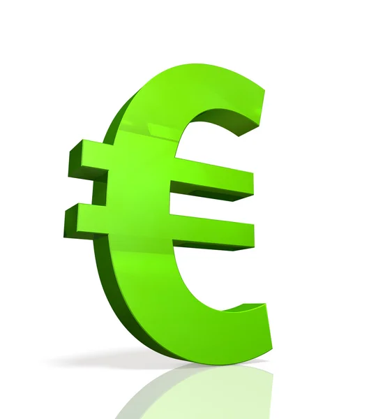 Az euró pénznemjel ikon. — Stock Fotó