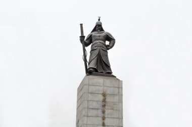 Bronz heykel, Yi Sunshin Seoul, Güney Kore