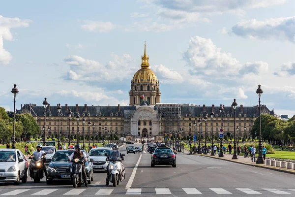 Les Invalides Oficiálně Národní Rezidence Invalids Komplex Budov Obvodu Paříže — Stock fotografie