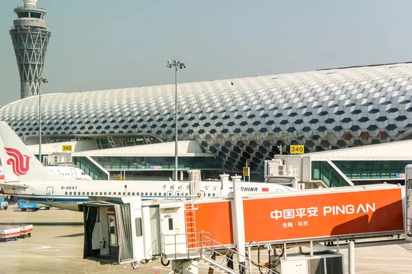Projeto Original Terminal Aeroporto Internacional Shenzhen Bao Distrito Bao Shenzhen — Fotografia de Stock
